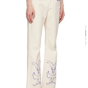 CARNE BOLLENTE Beige Licky Luck Jeans